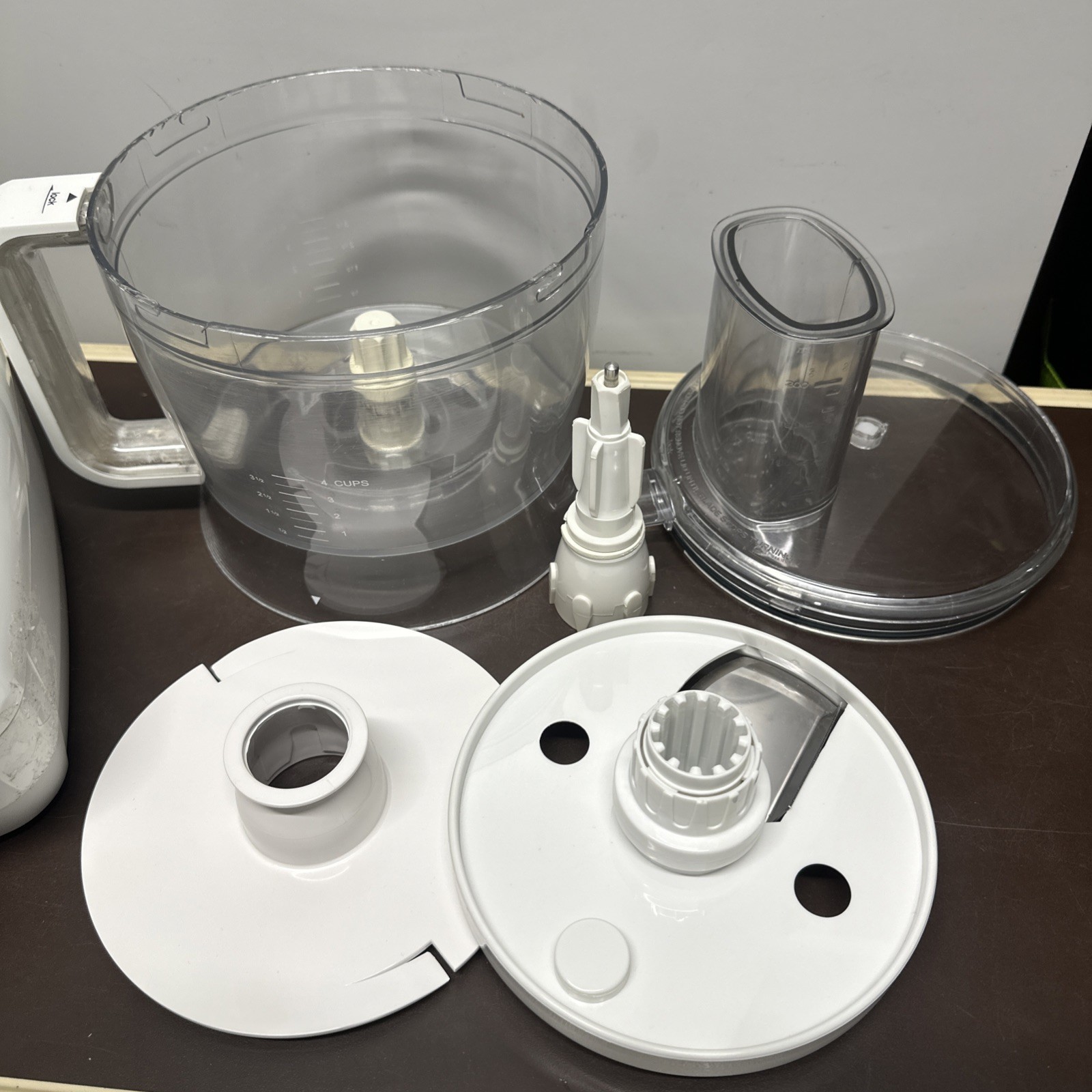 Wolfgang Puck Bistro Collection Food Processor BFPR0015 Tested W Blades Burgundy