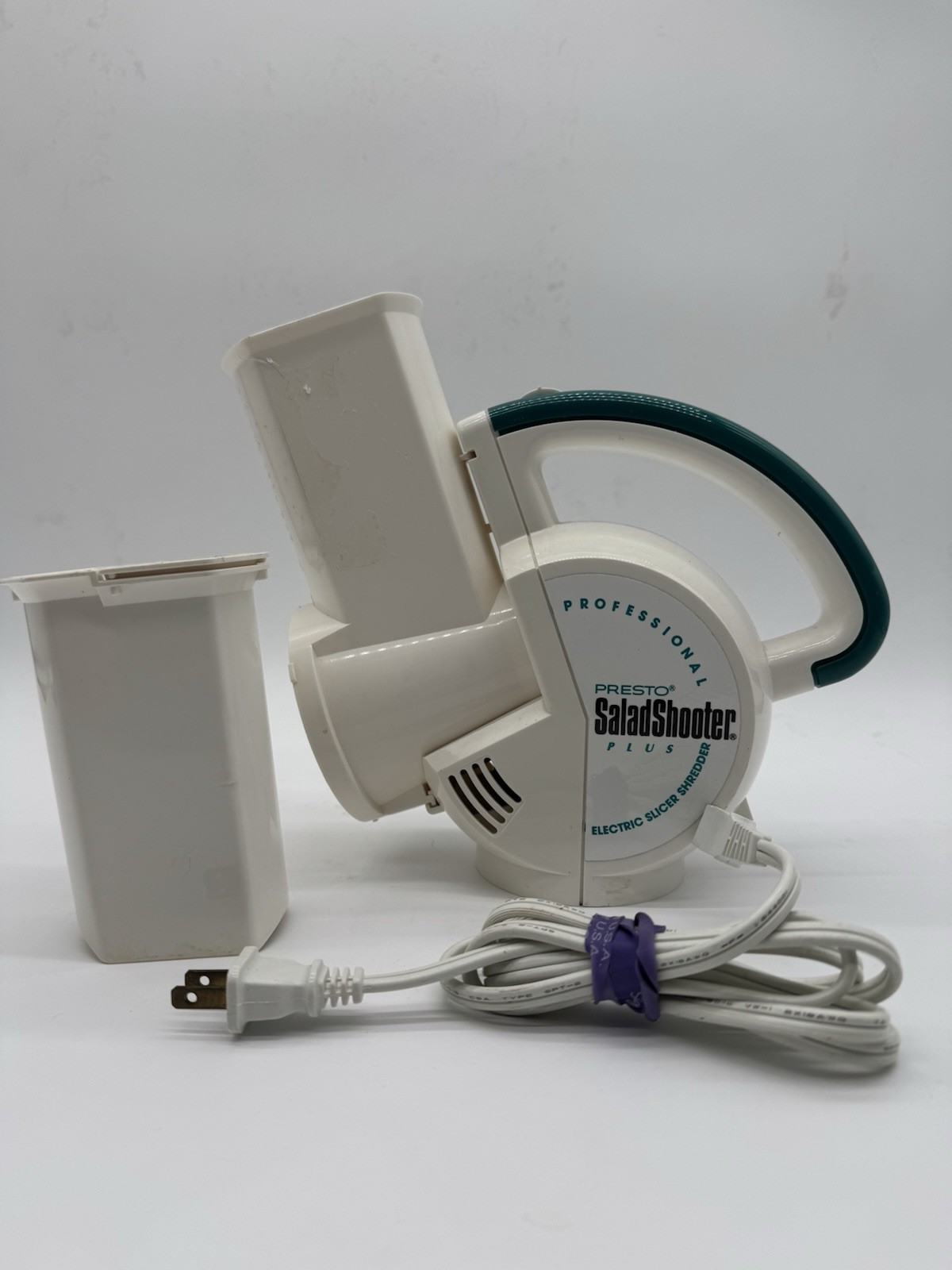Presto Professional Salad Shooter Plus Model 0296001 Base Motor with Cord Tested