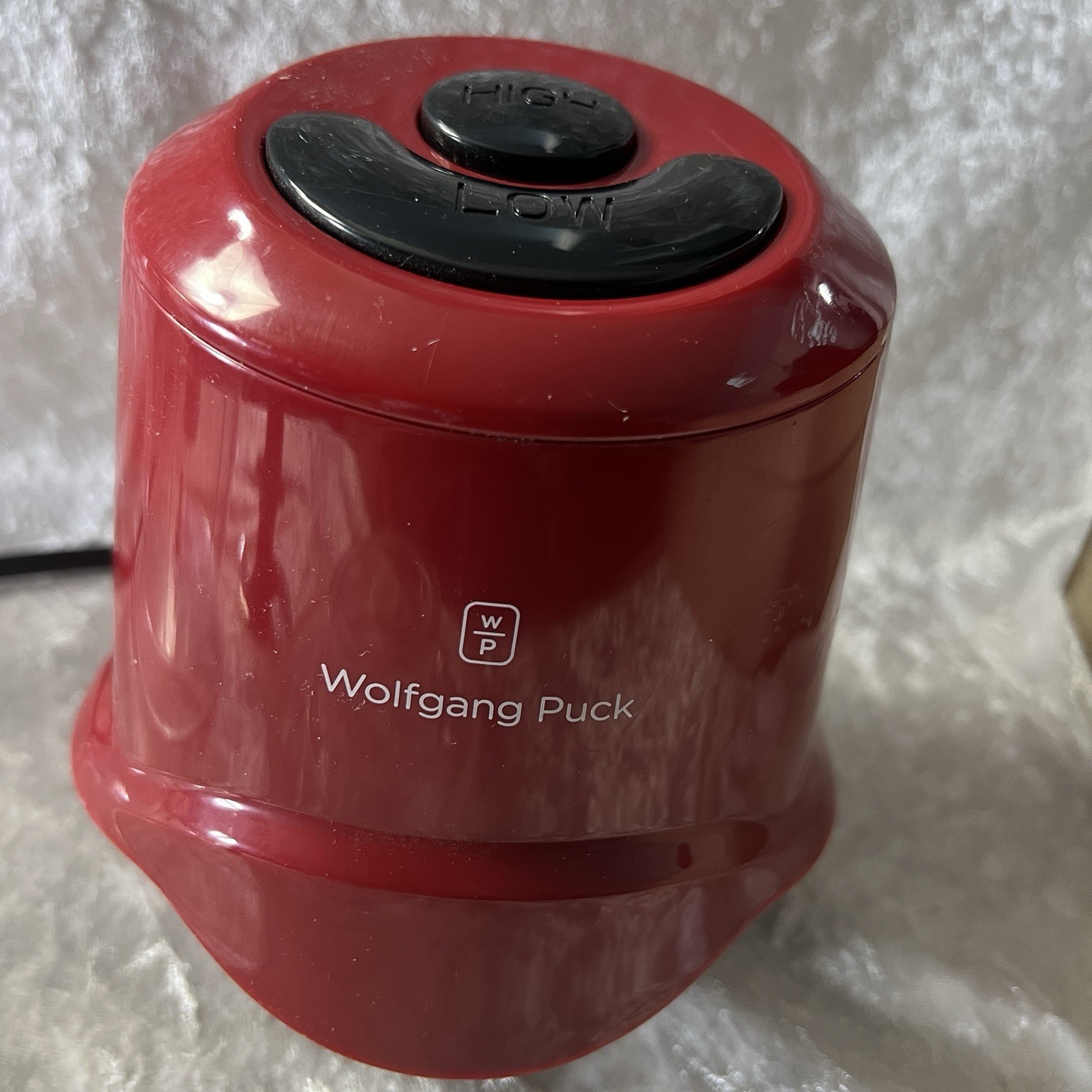 Wolfgang Puck Red Food Chopper Electric Processor 400W 6 Cups 48 Oz BQBCOO10