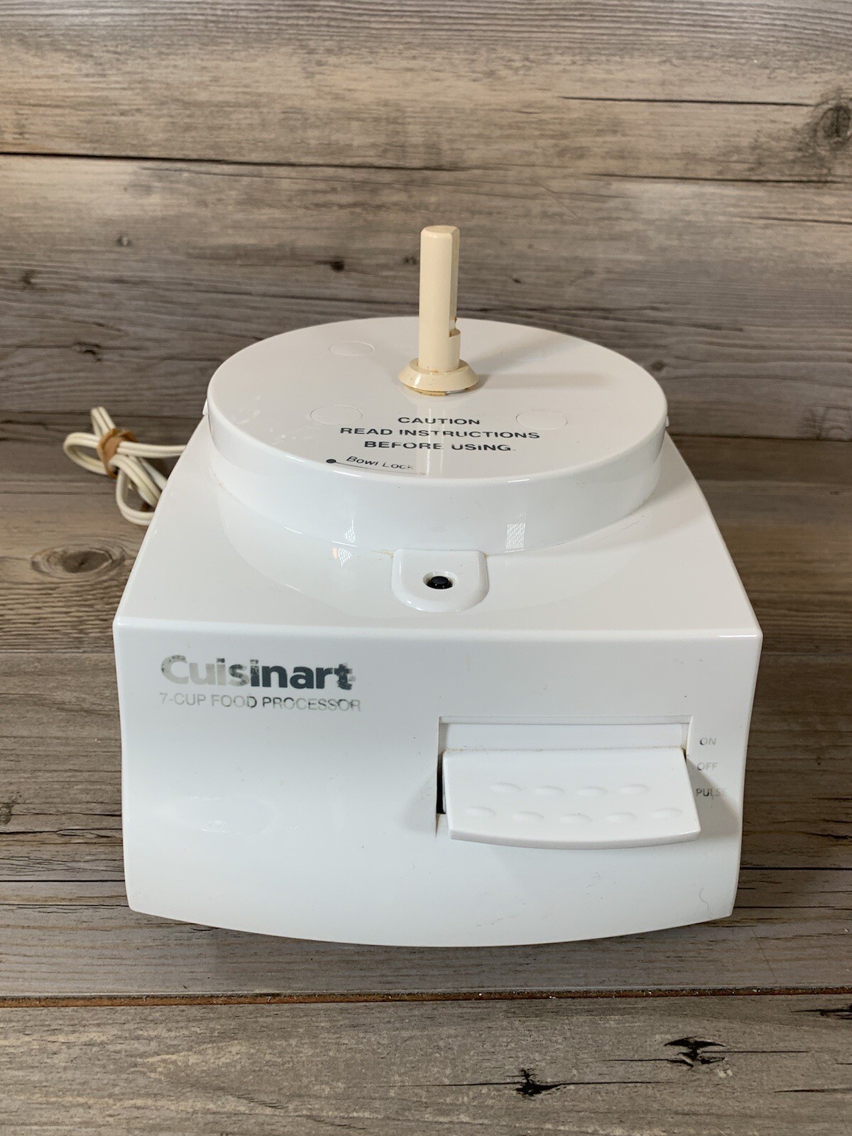 Cuisinart Replacement Motor Base Only KFP-7TM White 7 Cup Food Processor WORKS
