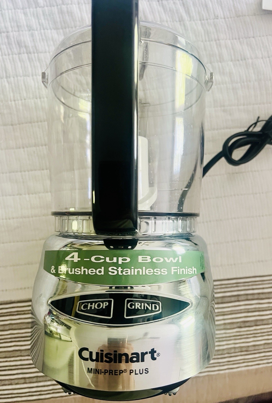 Cuisinart Mini-Prep Plus 4-Cup Food Processor Chopper Grinder DLC-4CHB Tested