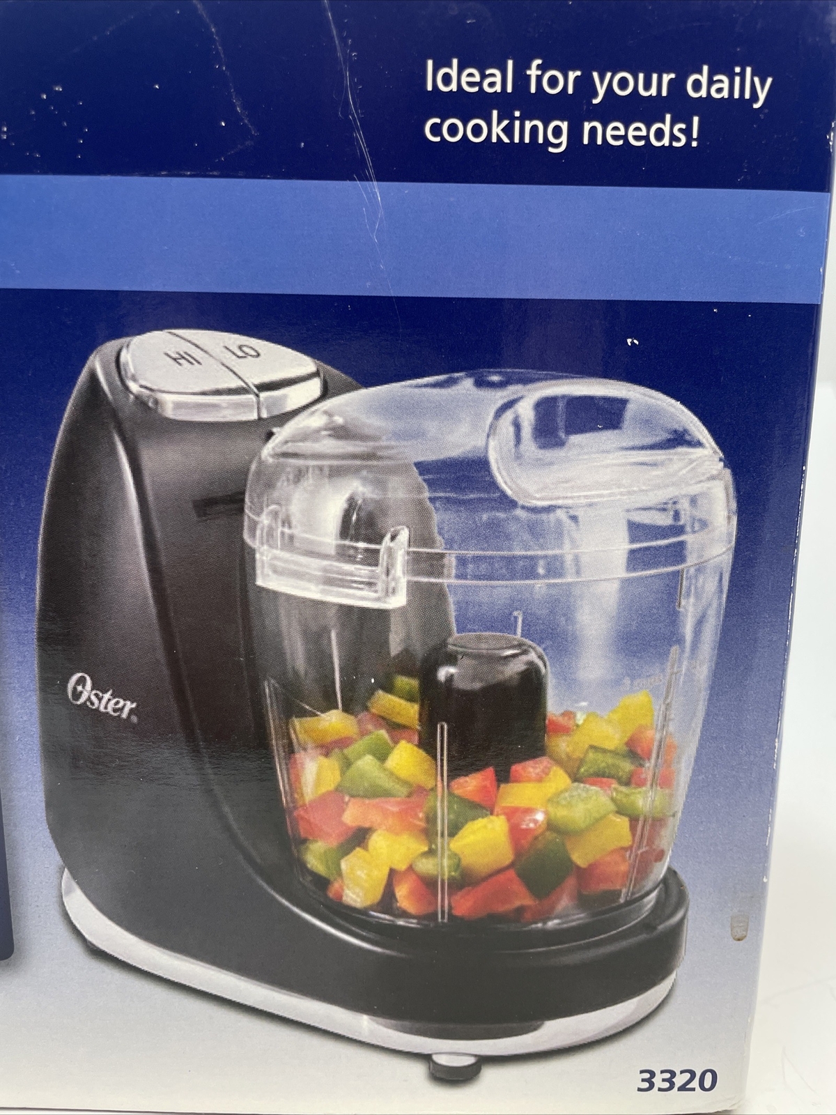 OSTER Mini Chopper-3C .Chops Onion, Veggies, Nuts, & WHISKS Model FPSTMC3321