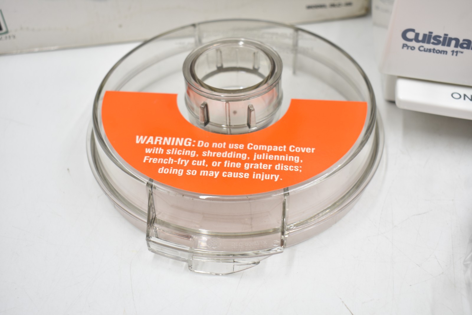 Cuisinart Food Processor Pro Custom 11 & Blades Tested Works DLC-8S White