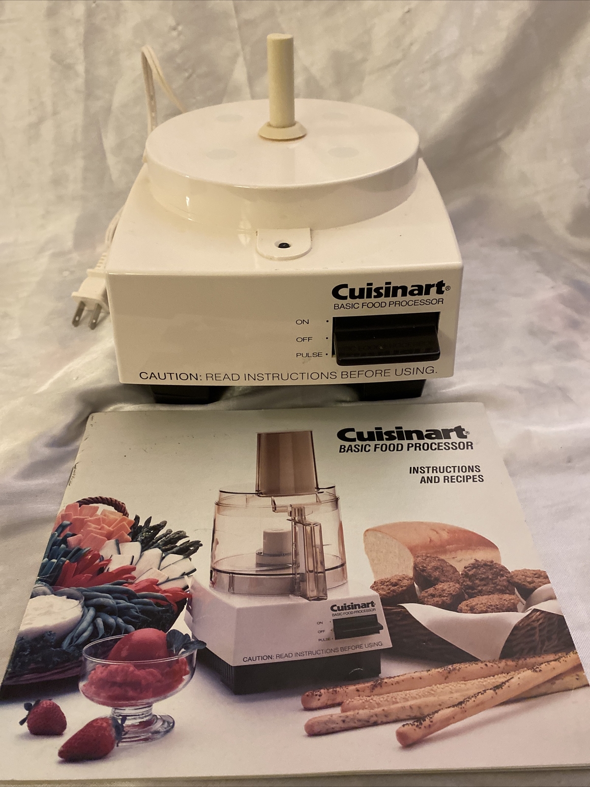 Cuisinart Basic Food Processor Replacement Motor Base Tested & Working