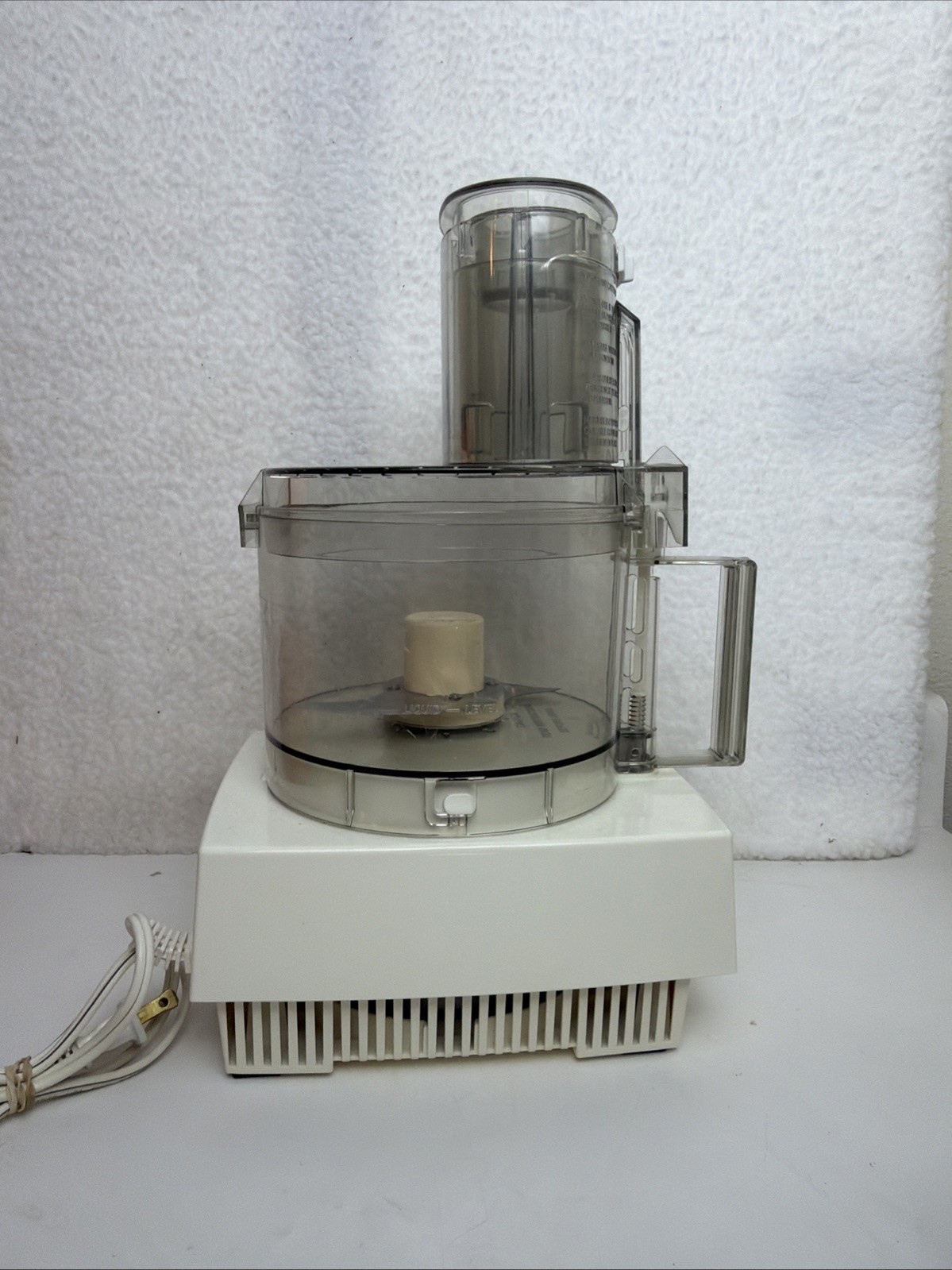 Cuisinart Pro Classic 7-Cup Food Processor DLC-10S TX White Tested & Working