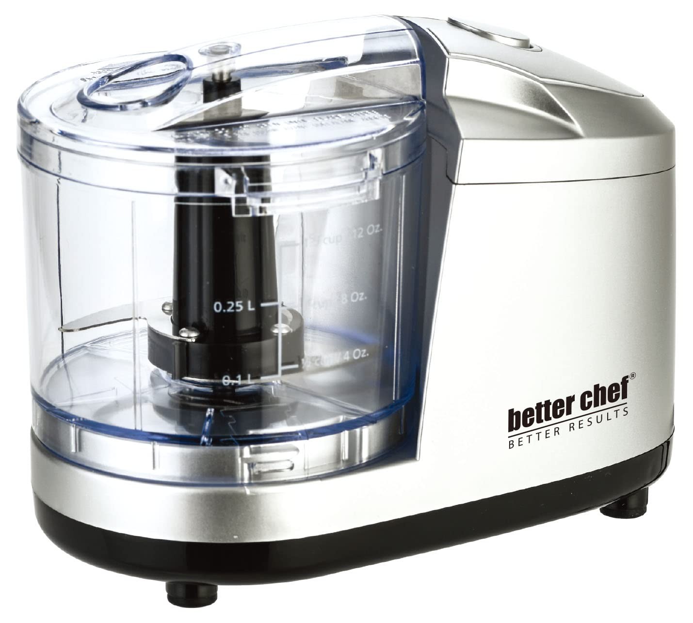 Better Chef 1.5-Cup Mini Food Processor Stainless-Steel Blade Pulse Switch