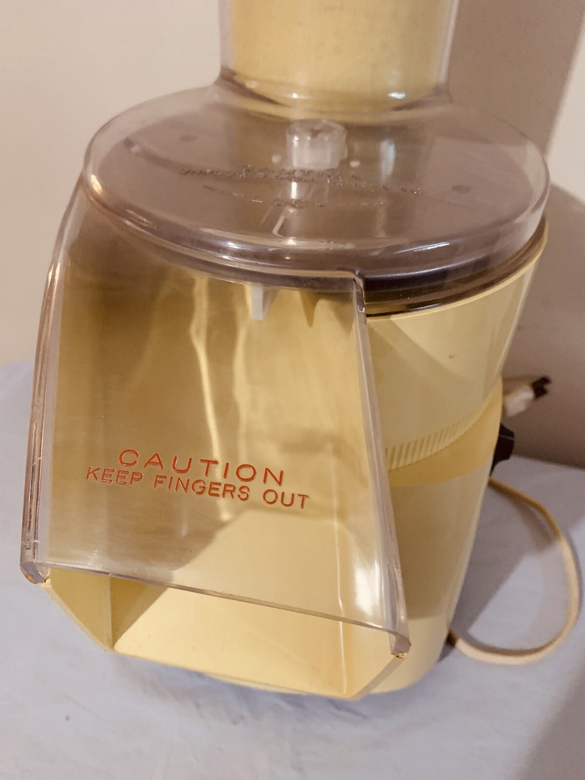 Sears Roebuck &Co Vintage Food Processor #341-57a 1 Speed 1 Blade