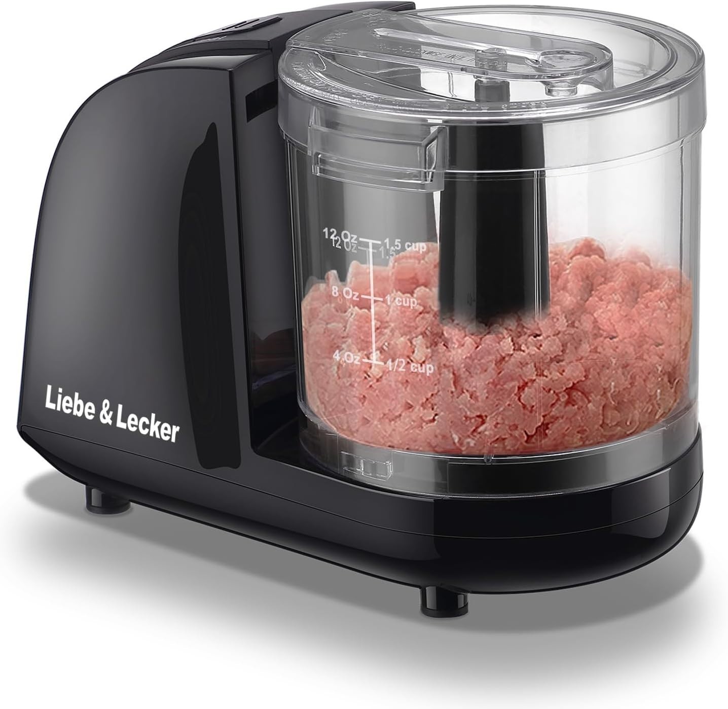 Mini Food Processor,1.5 Cup Mini Chopper for Cutting Vegetable,Garlic,Onion,Meat