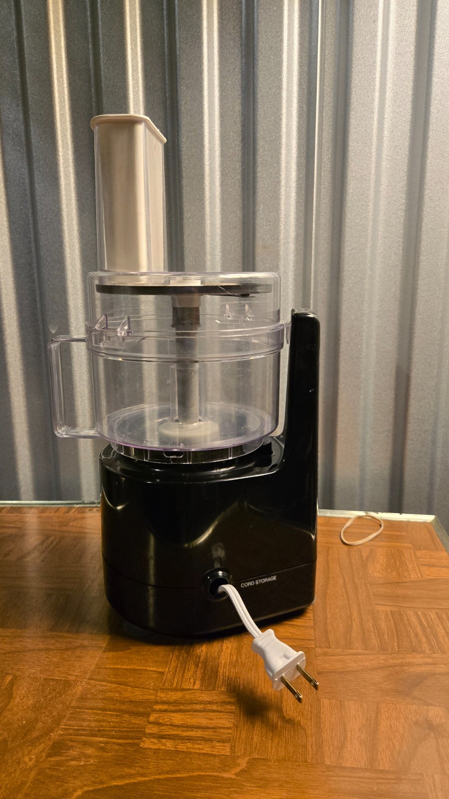 Hamilton Beach Emmie 3 Food Processor model 382 Black w/ Clear Container