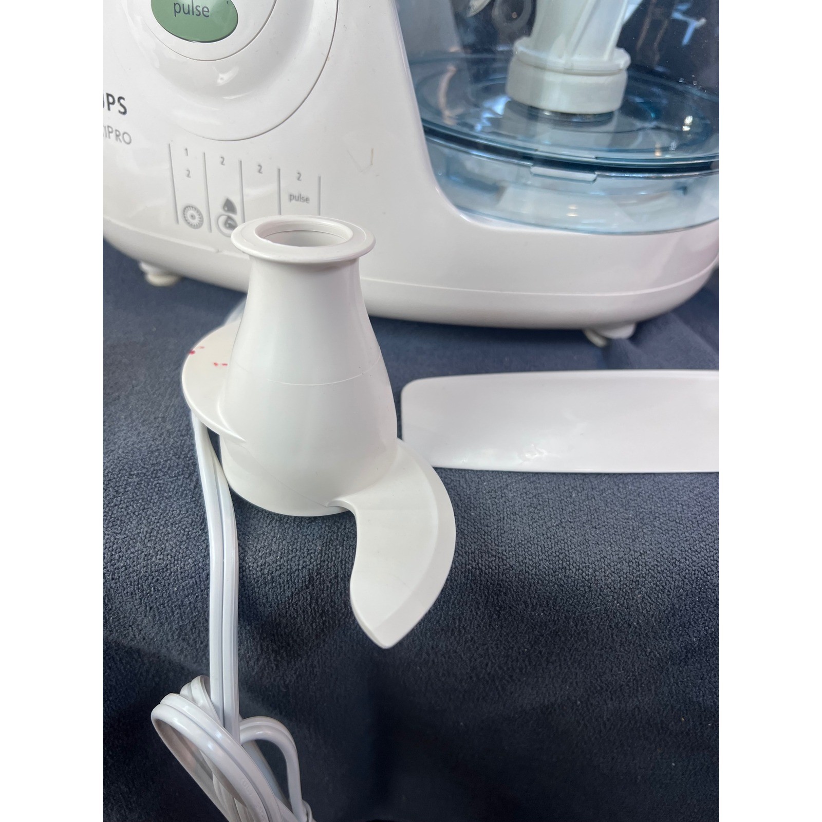 Krups OptiPro Model 705 Food Processor White 400W with Attachments Made France