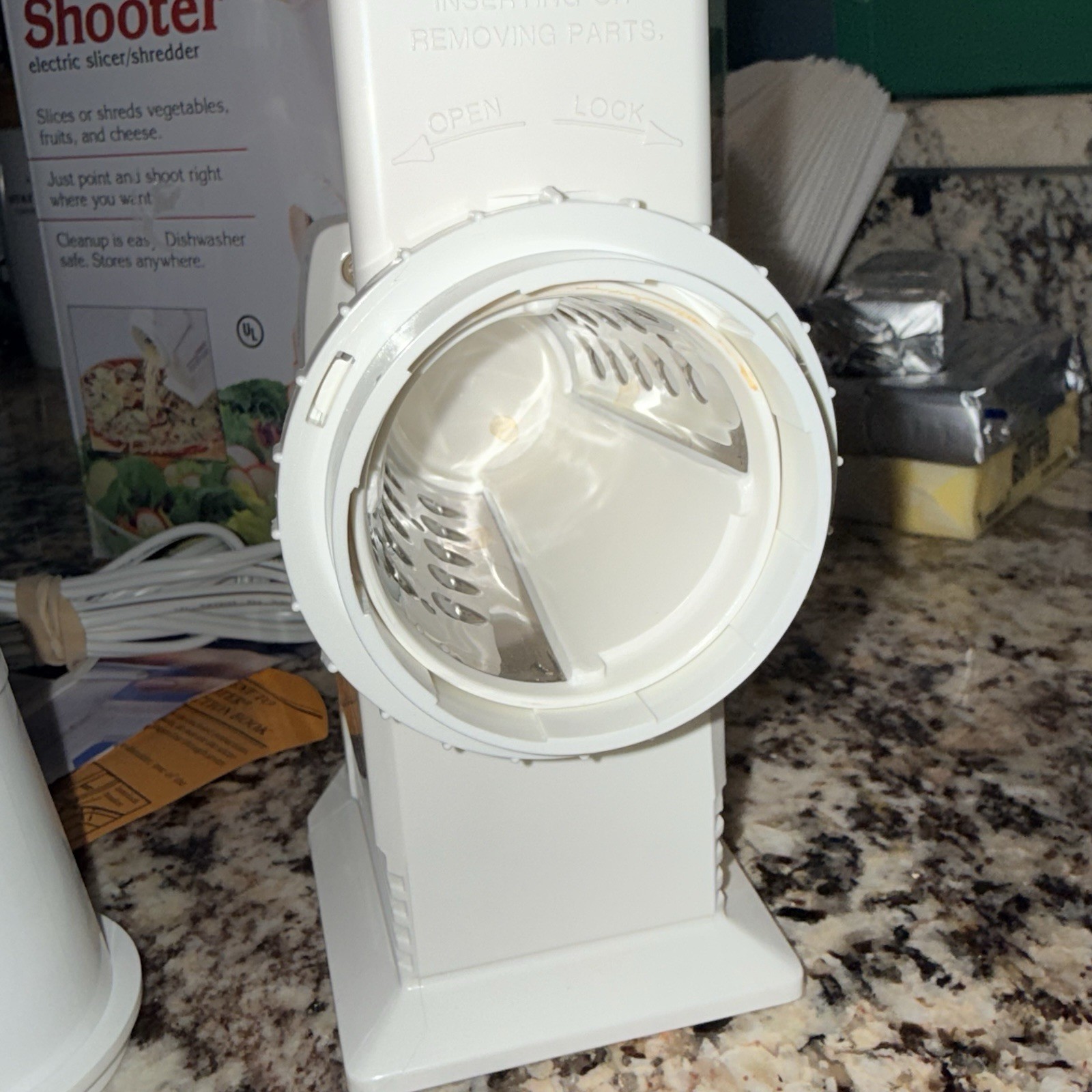 Presto Salad Shooter 02910 Electric Slicer Shredder Handheld New OB – Vintage