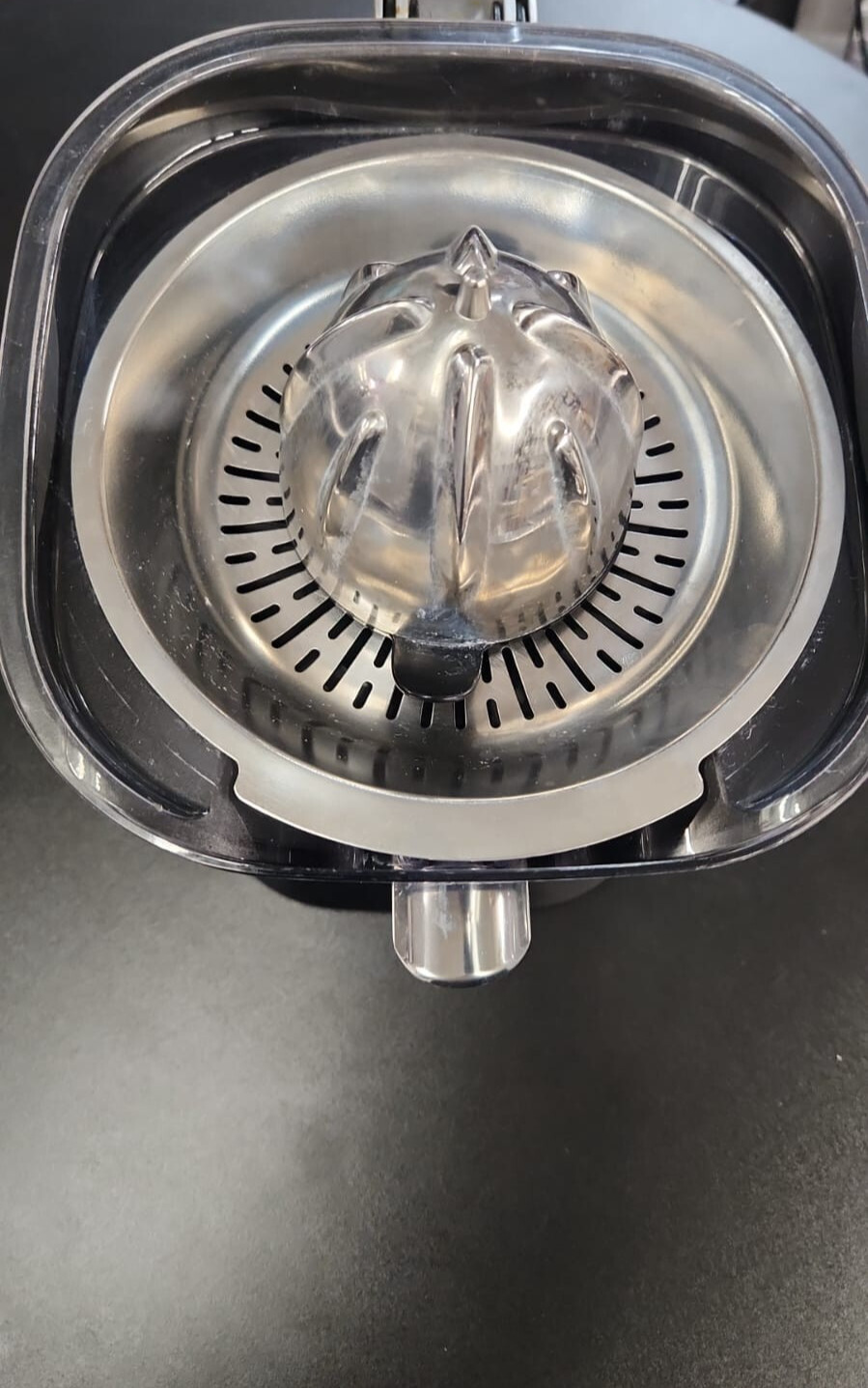 Courant Stainless Steel Citrus Juicer, Square Design with Powerful Watt Motor