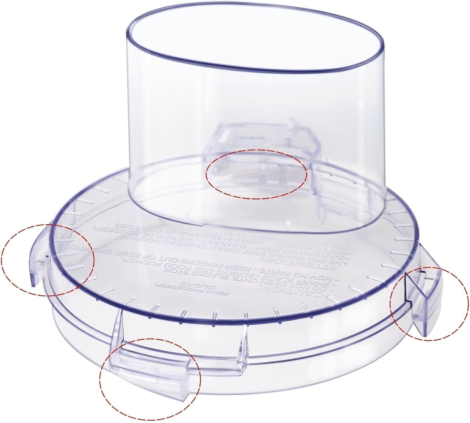 Lid Cover Compatible w/ Cuisinart DLC-10 Series 7-Cup DLC-117BGTXT-1