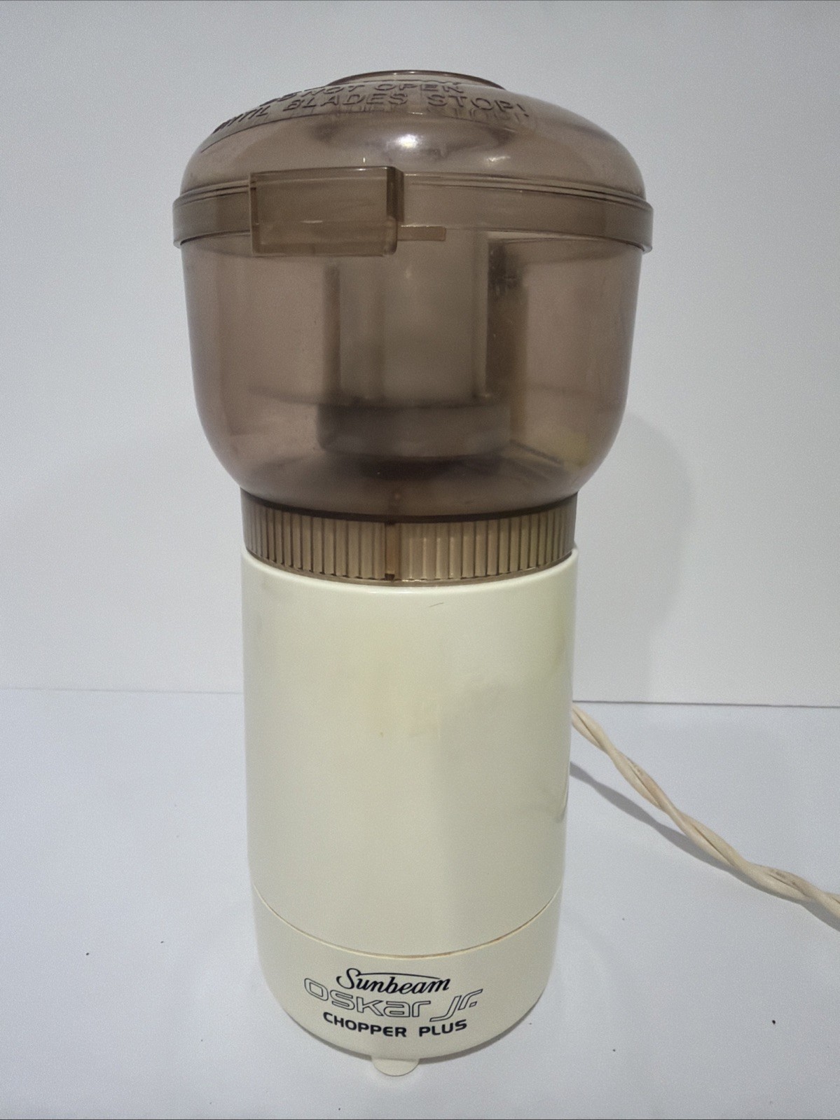 Sunbeam Oskar Jr. Chopper Plus Food Processor Model 14131 Vintage Tested