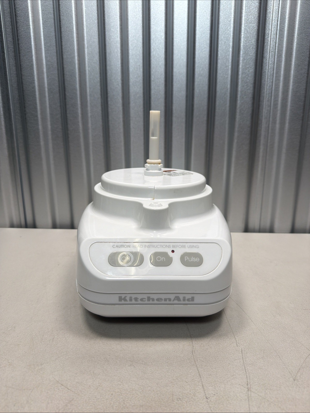 KitchenAid Food Processor KFP600 White Base Only – Tested & Works