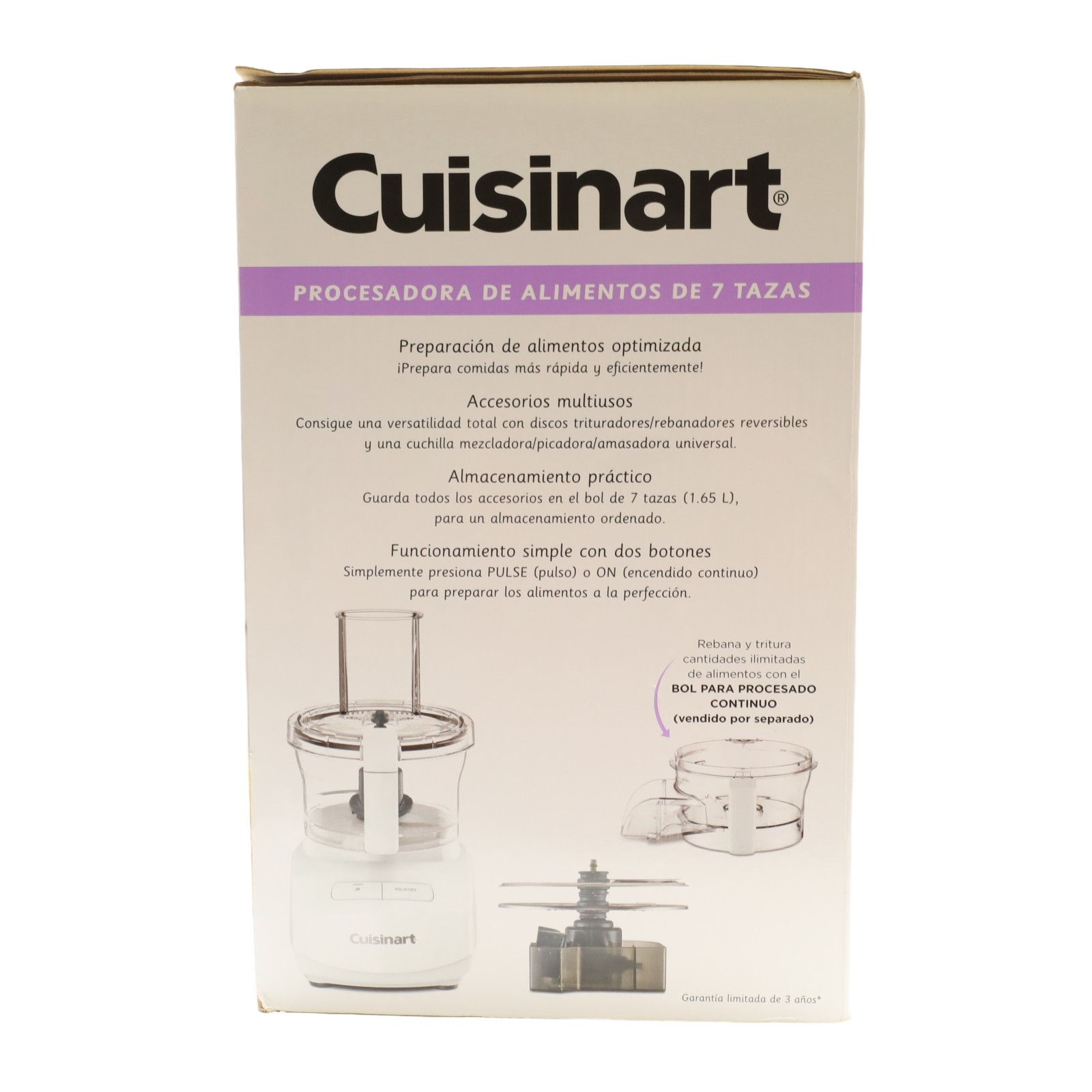 Cuisinart FP-7 7-Cup Food Processor – White