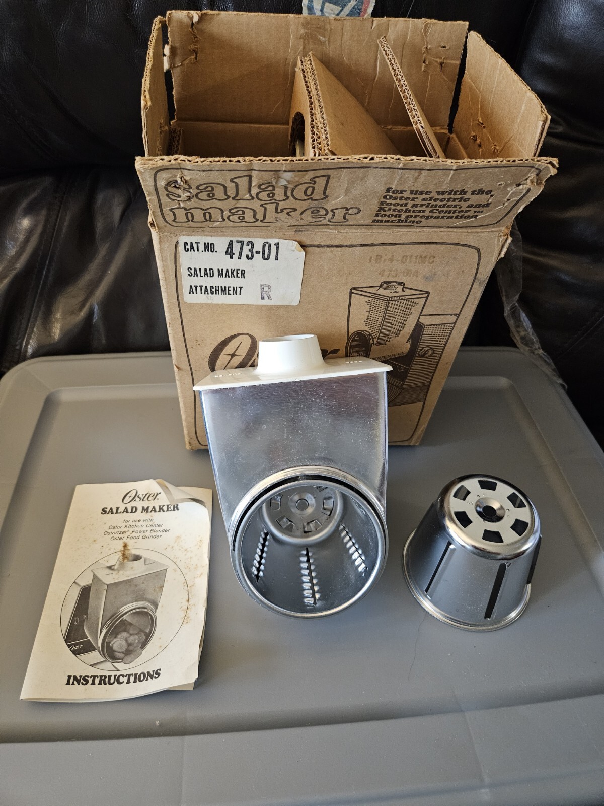 Retro OSTER Salad maker attachment #473 01