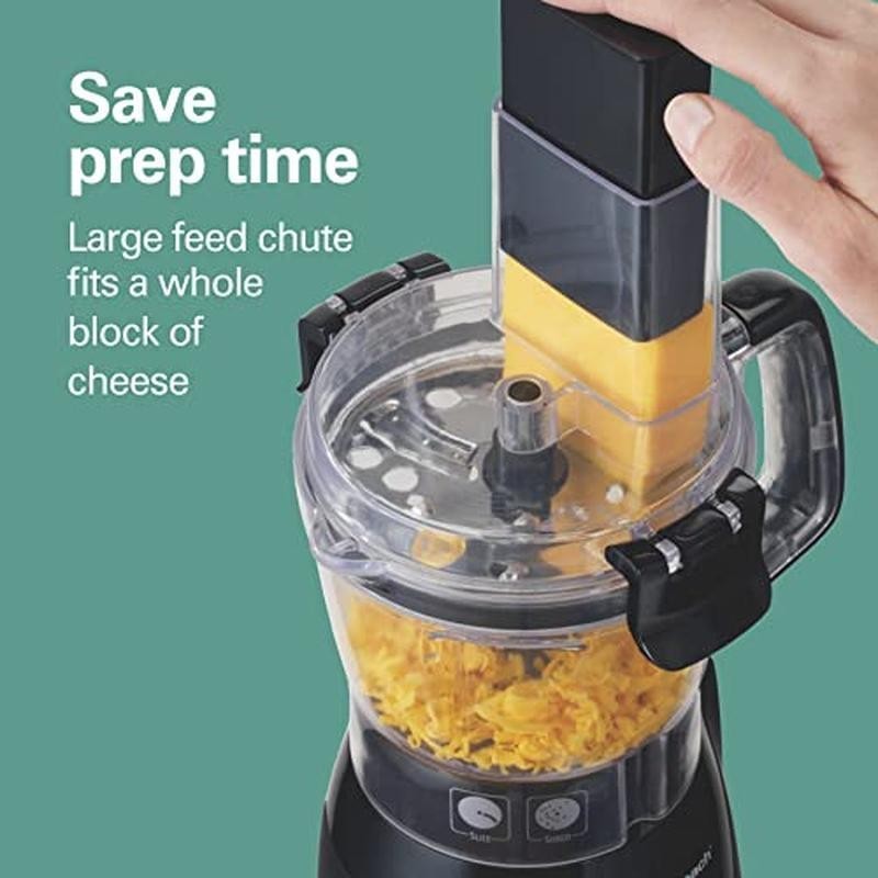 4-Cup Mini Food Processor Leak-Proof Bowl Easy Assembly Blend Chop Slice Shred