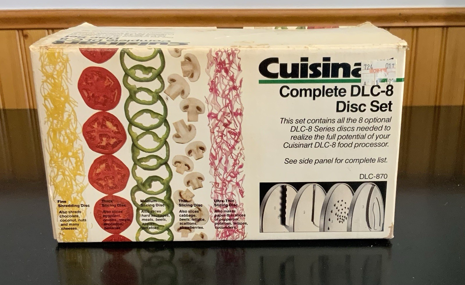 Cuisinart Complete DLC-8 Disc Set (of 8) New In Box DLC-870