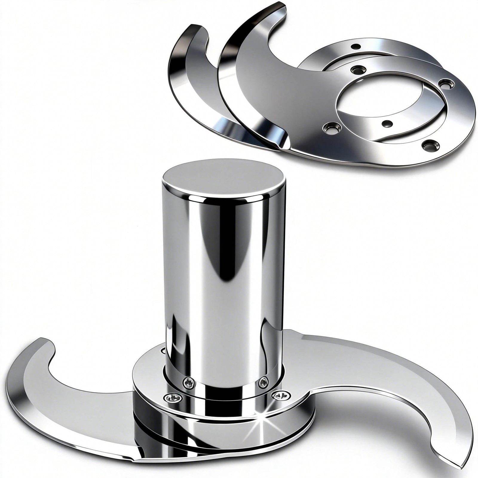 27055 S Blade for Robot Coupe Food Processor R2, R2N, R2B, R2U, R201, Stainless