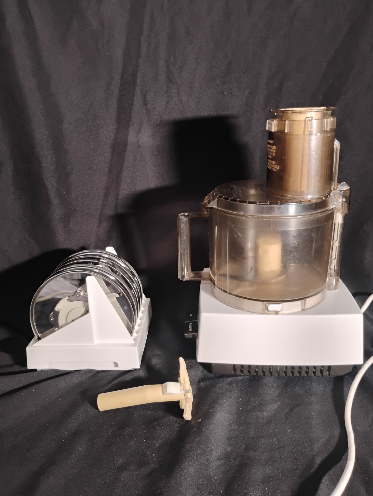 Cuisinart DLC-8 PLUS Food Processor w/ Discs 1984 Rare Vintage