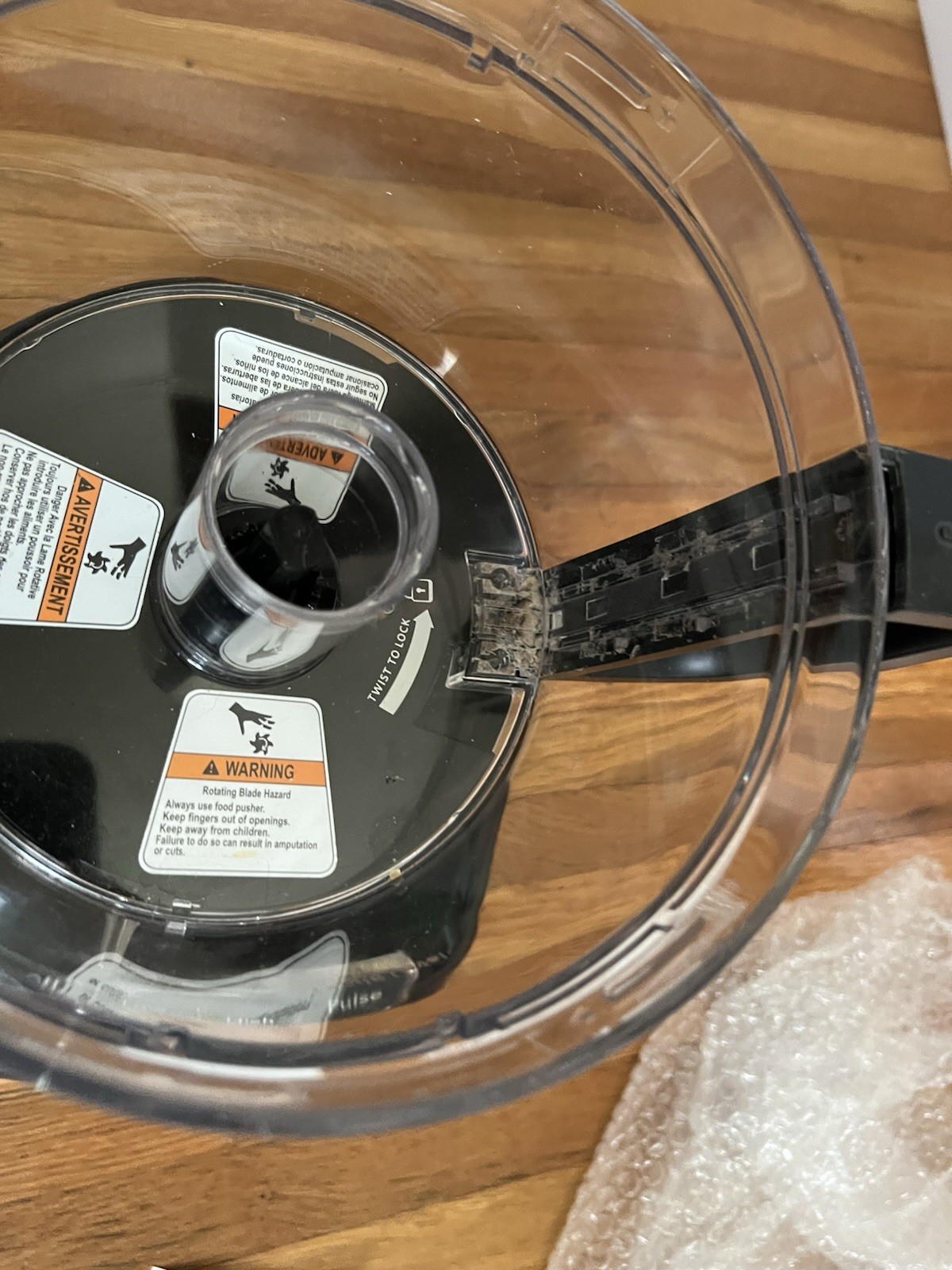 Kitchenaid kfp0933ob0 Black Food Processor W Attachments Works Needs Cleaning