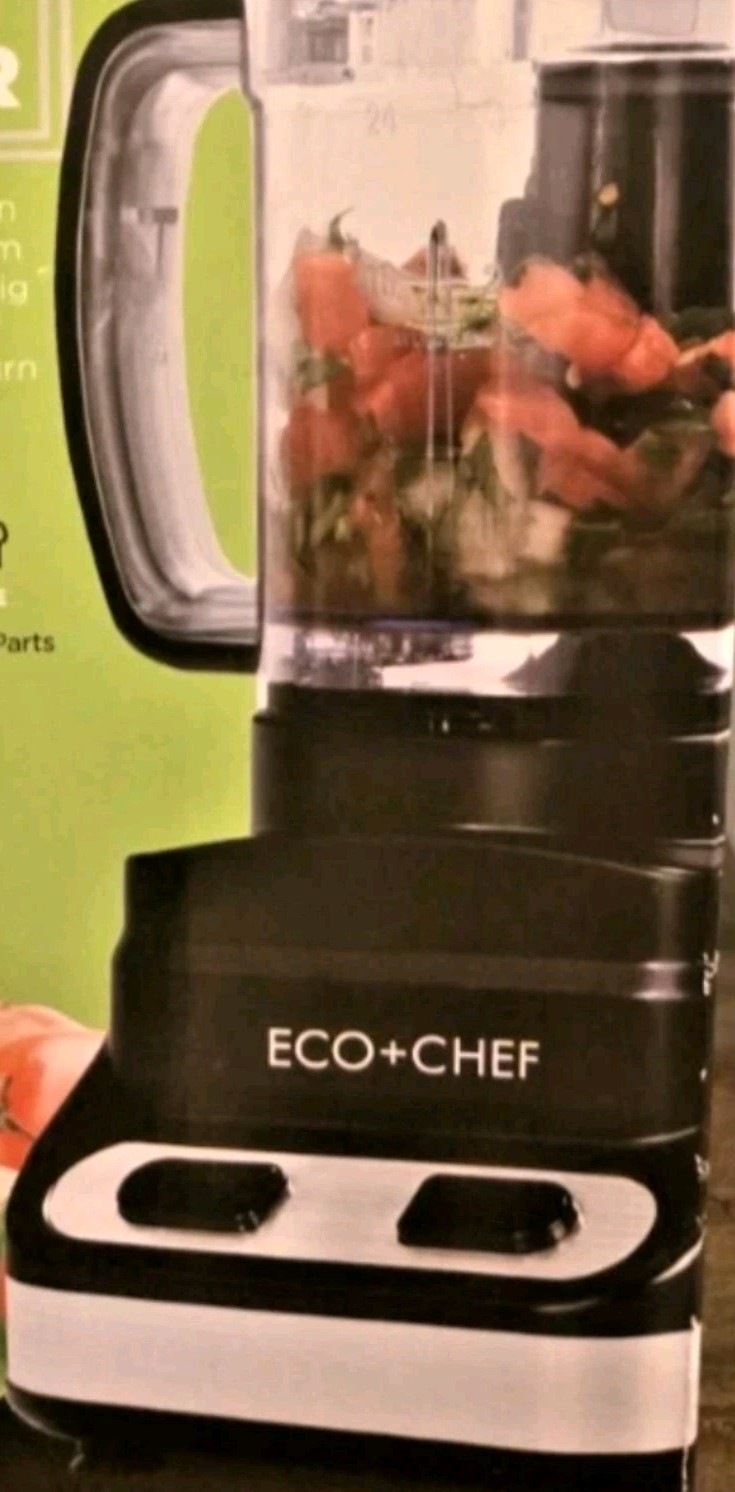 Echo Chef Food Processor 200w Chop/Grind 2 Speed 3 Cup Stainless Steel blades
