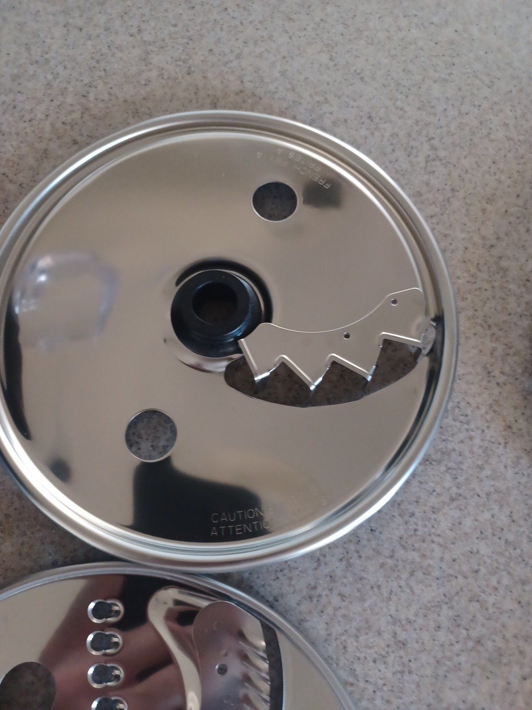 Ninja Food Processor Disc Blade Set of 4 with storage box Stainless Steel