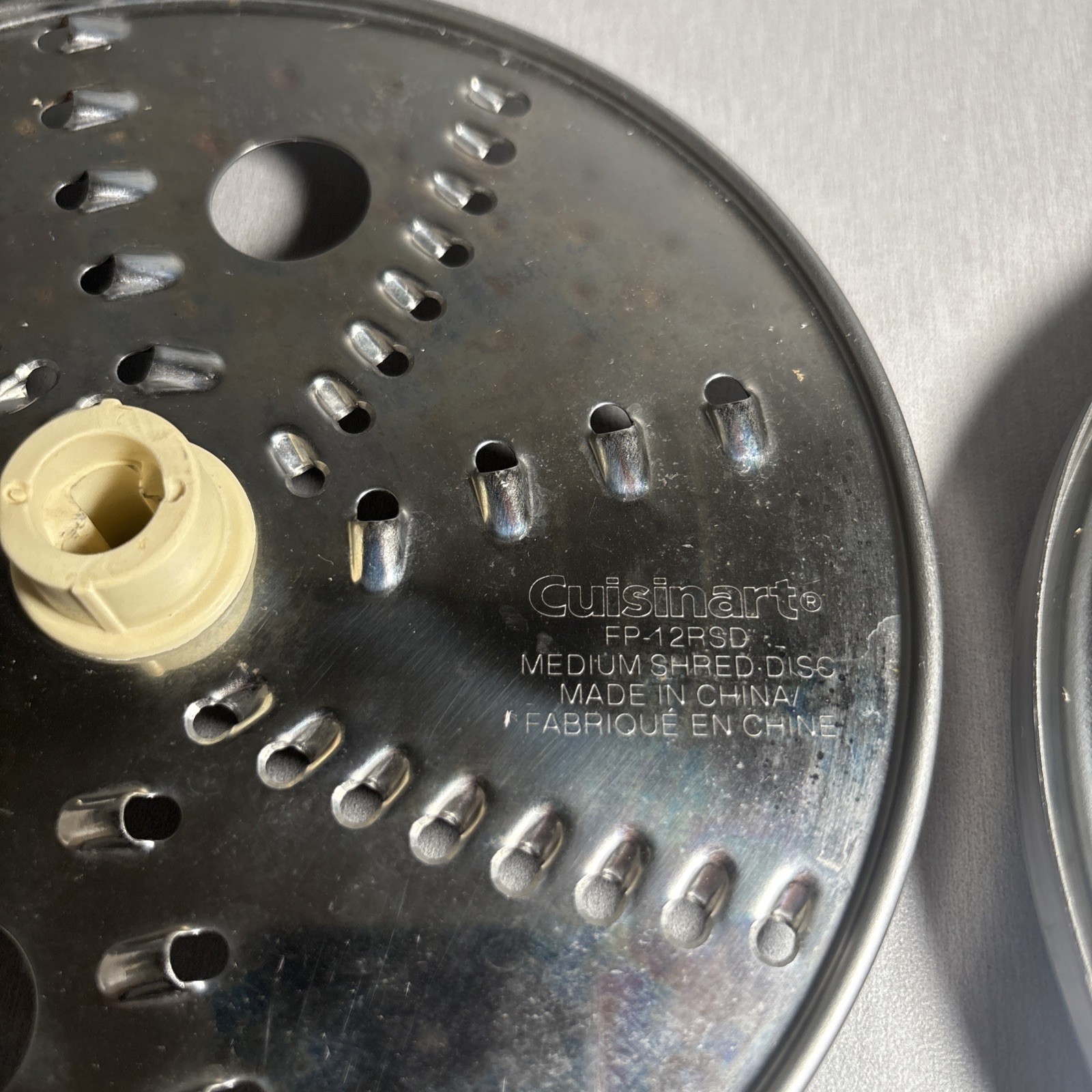 Cuisinart FP-12SC Food Processor Disc Storage Case Blades Shredding Discs & Stem