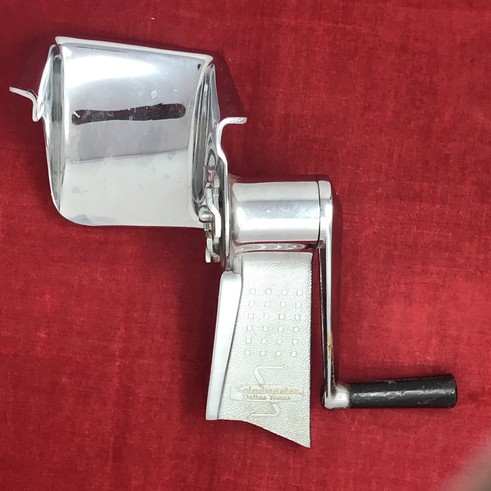 SALADMASTER Chrome Food Processor Finger Guard Grinder Handle ONLY Dallas Texas