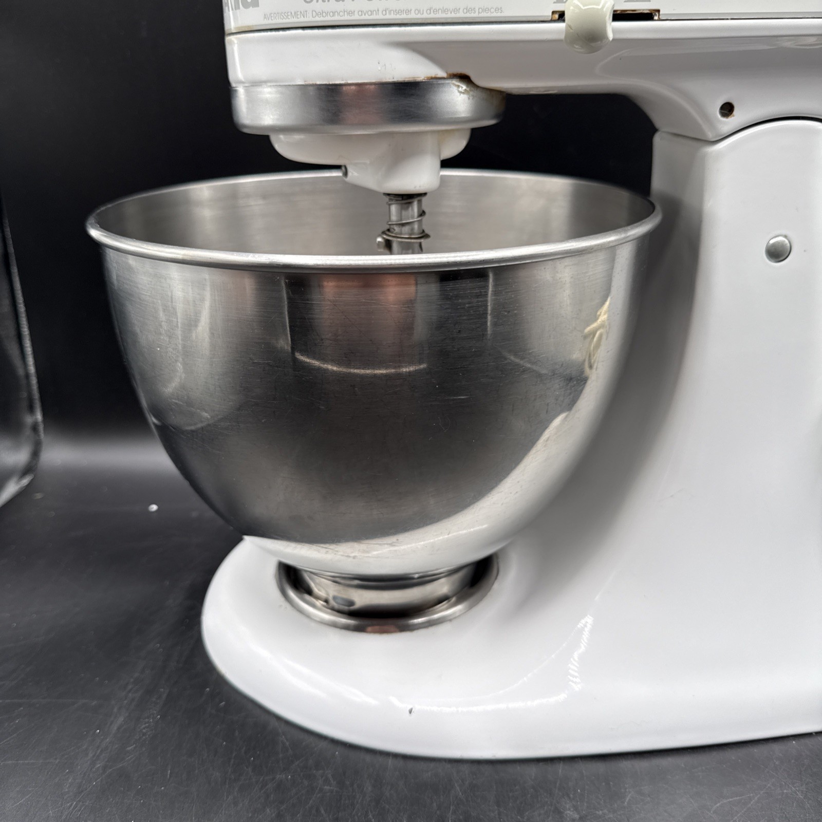 KitchenAid Ultra Power Mixer With Bowl – NO Attachments – White Model KSM90WW