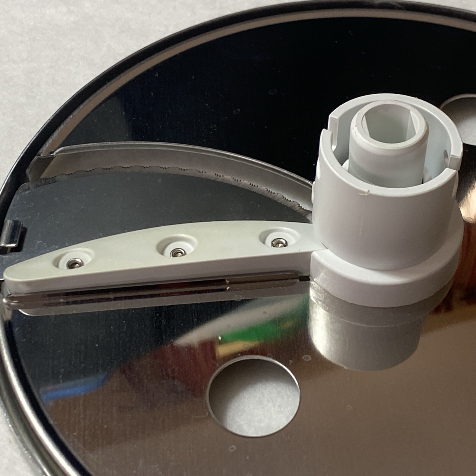 KitchenAid Food Processor Parts Adjustable Slicing Disk Thin to Thick Stainless