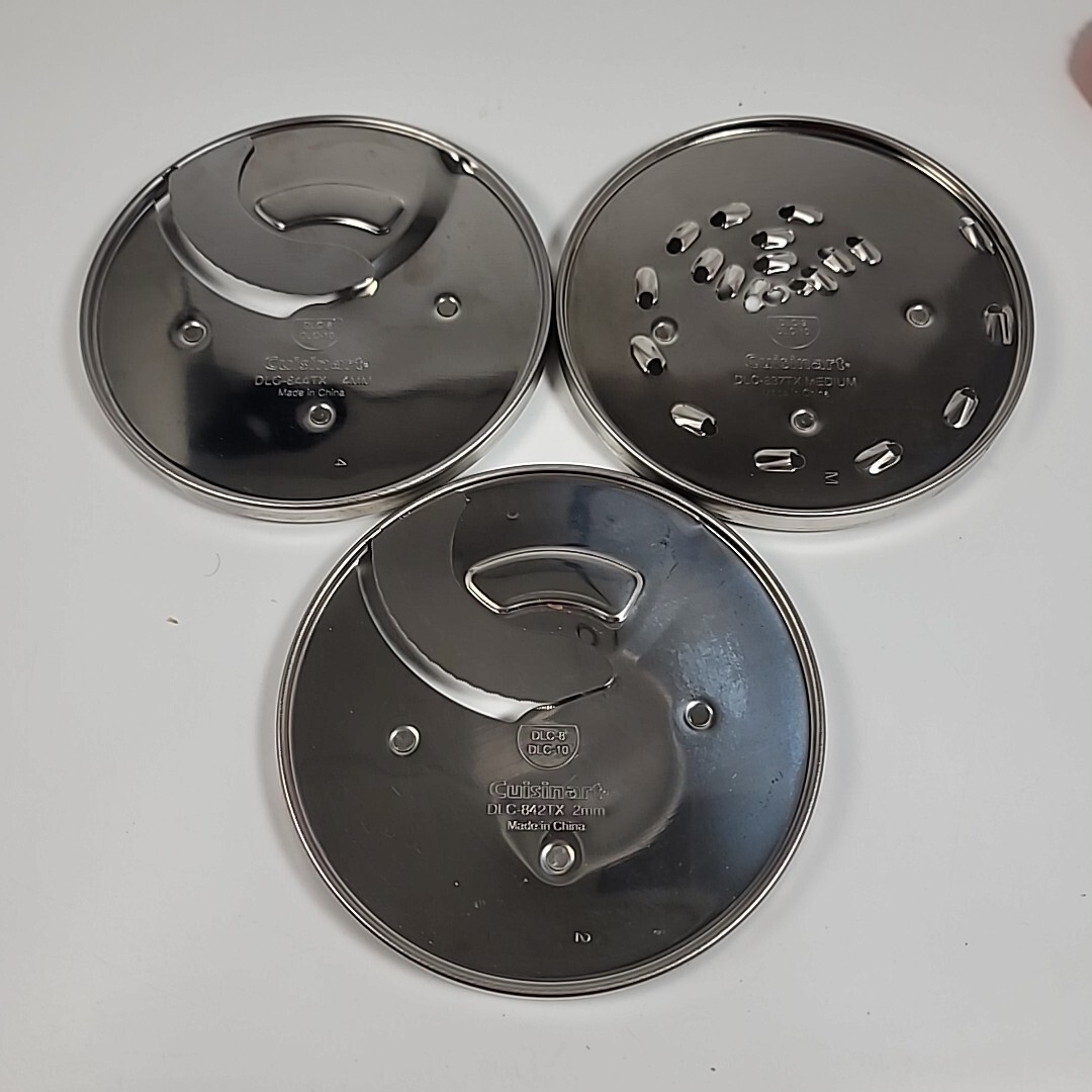 Cuisinart DLC-DH Disc Holder with 3 DLC-8 Discs DLC-844TX DLC-837TX DLC-842