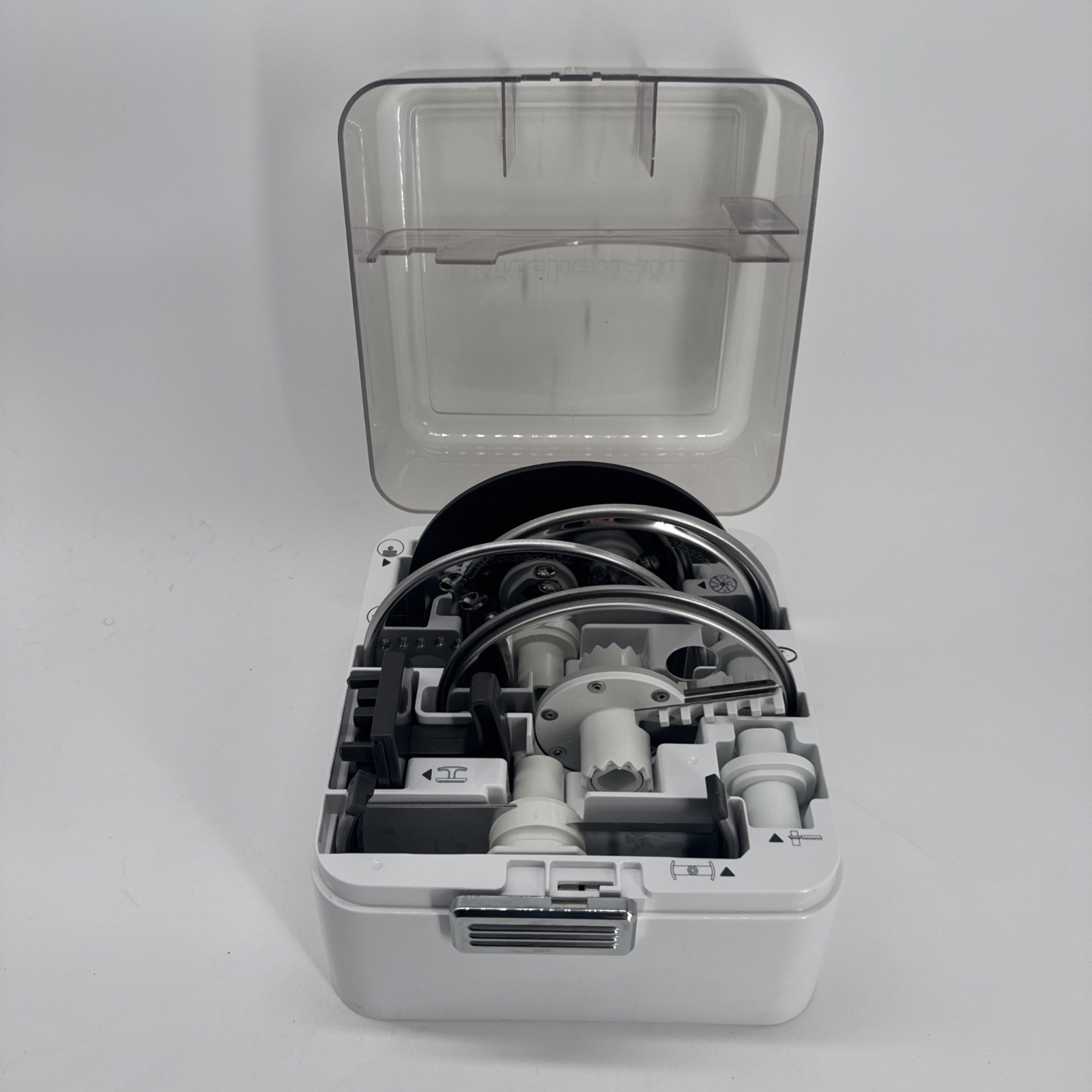 KitchenAid KSM2FPA Food Processor Attachments Blades Replacement w/Storage Case