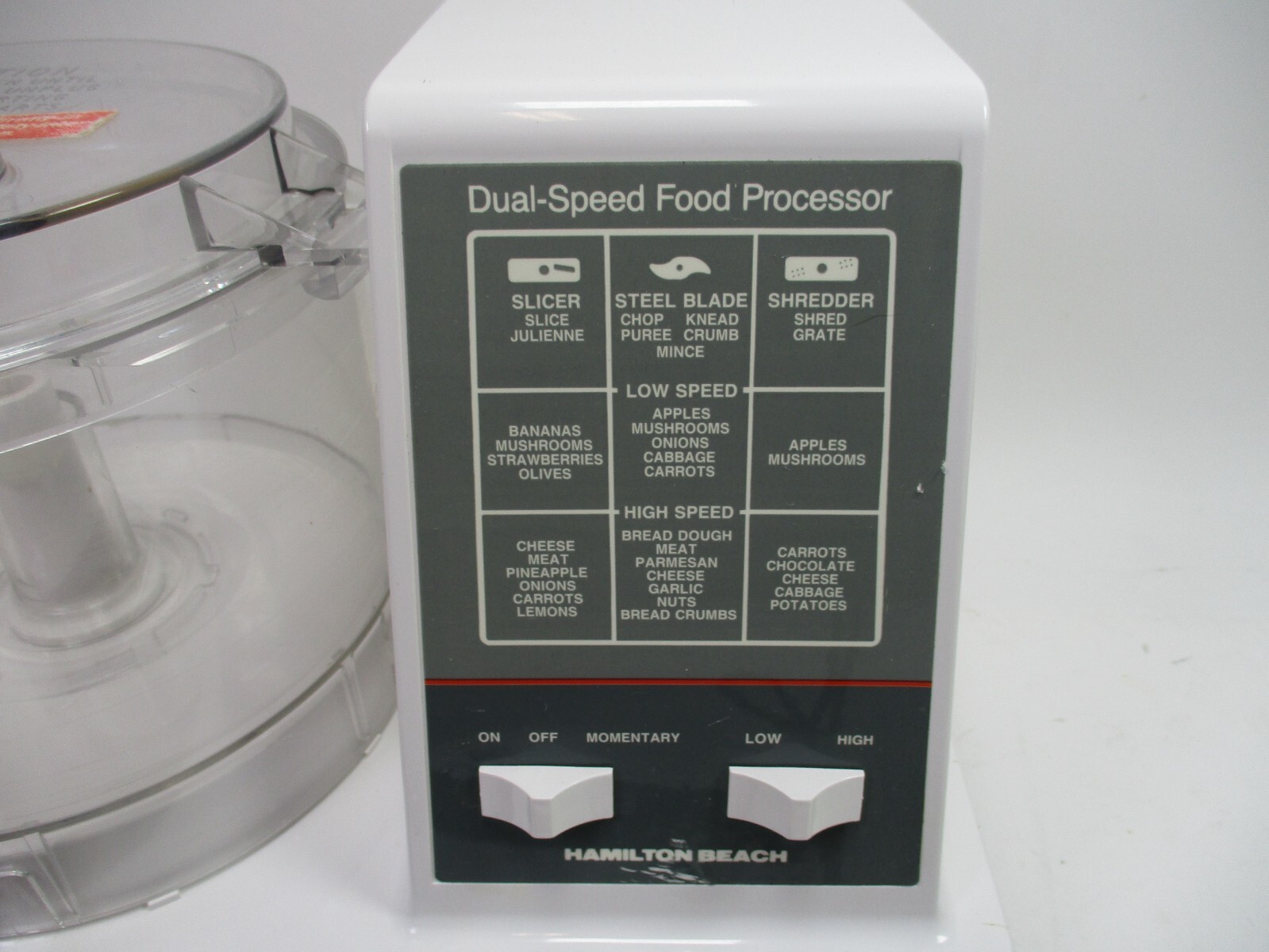 Hamilton Beach Model 702-6 Duel Food Processor
