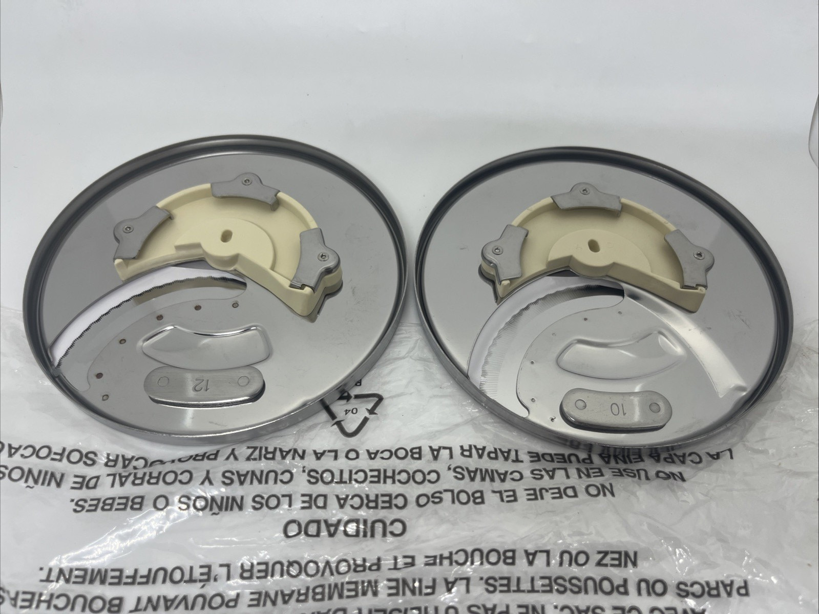 Cuisinart Processor DLC-8 DLC-10 Stem DLC-842 TX 2mm Slicer DLC-844 TX 4mm Slice