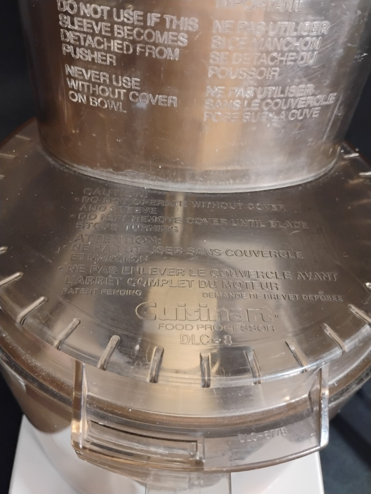 Cuisinart DLC-8 PLUS Food Processor w/ Discs 1984 Rare Vintage