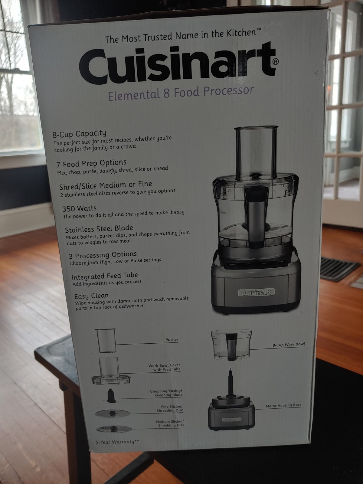 Cuisinart FP-8GMP1 Elemental 8-Cup Food Processor – Gunmetal