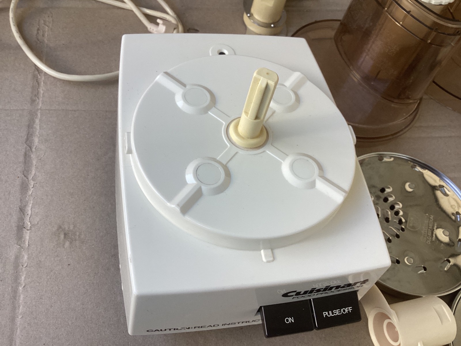 CUISINART DLC-8 Food Processor With Accessories Base Made In Japan – Working