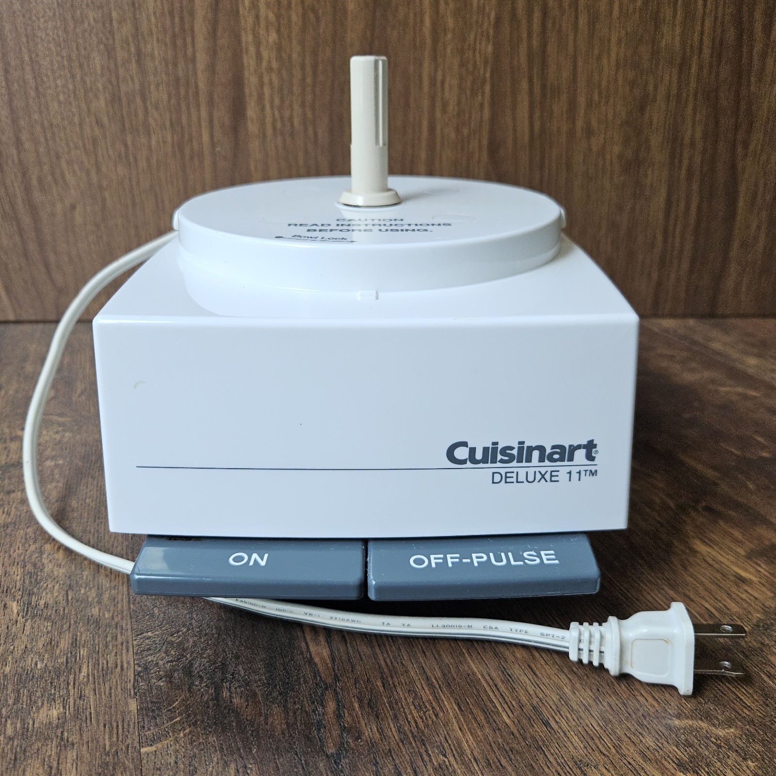 Cuisinart Deluxe 11 Food Processor Replacement Motor Base Only For Parts