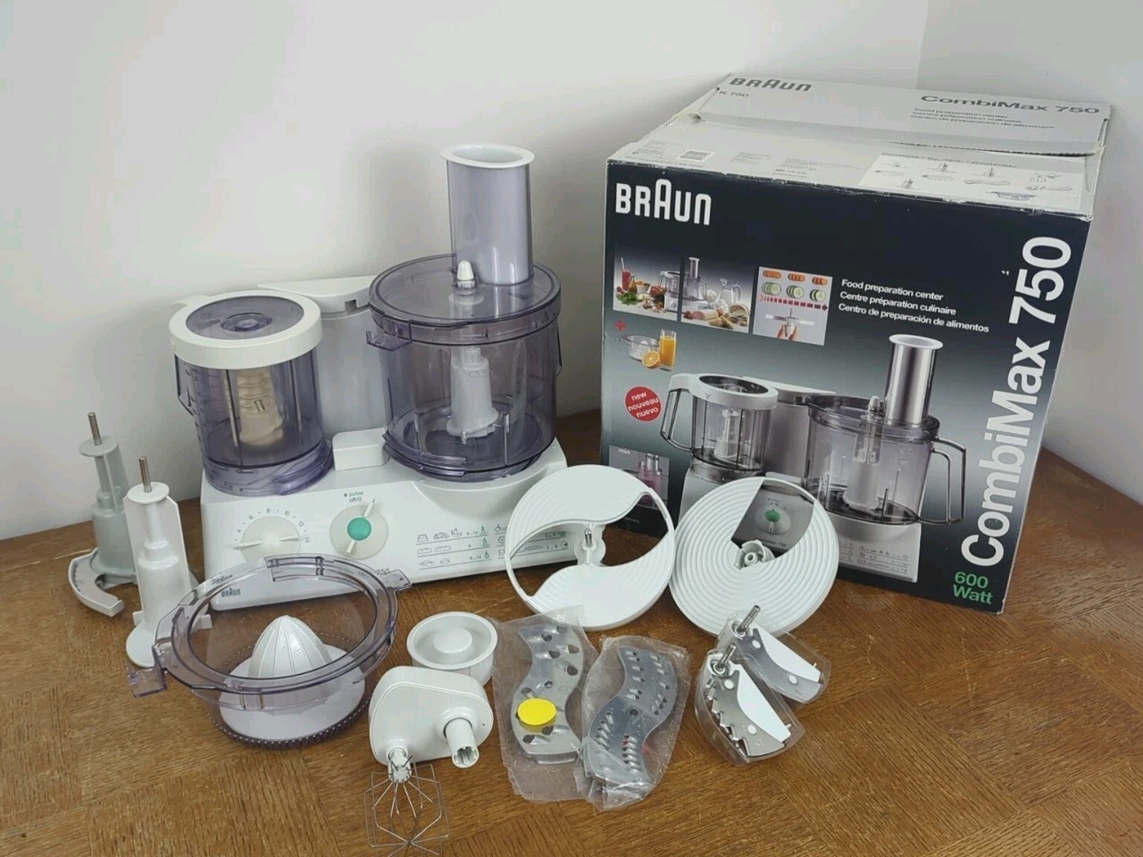 Braun Combimax K750 Food Processor – Complete in Original Box – Excellent