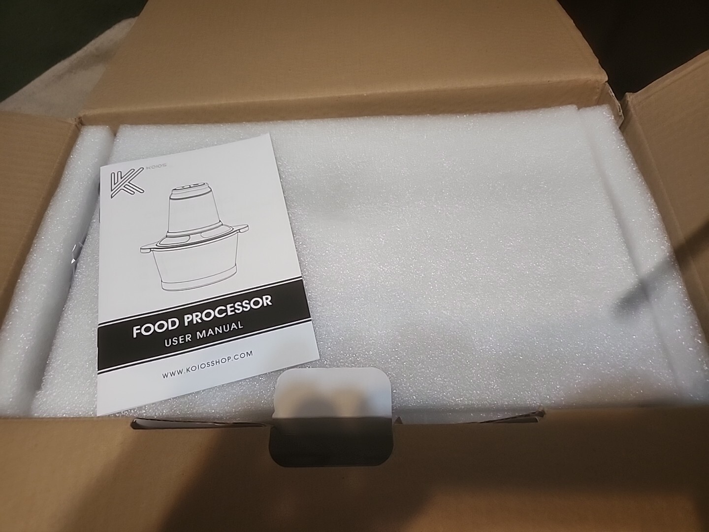 KOIOS 500W Powerful Electric Food Processor 8 Cup 2 Speed Electric Food Chopper