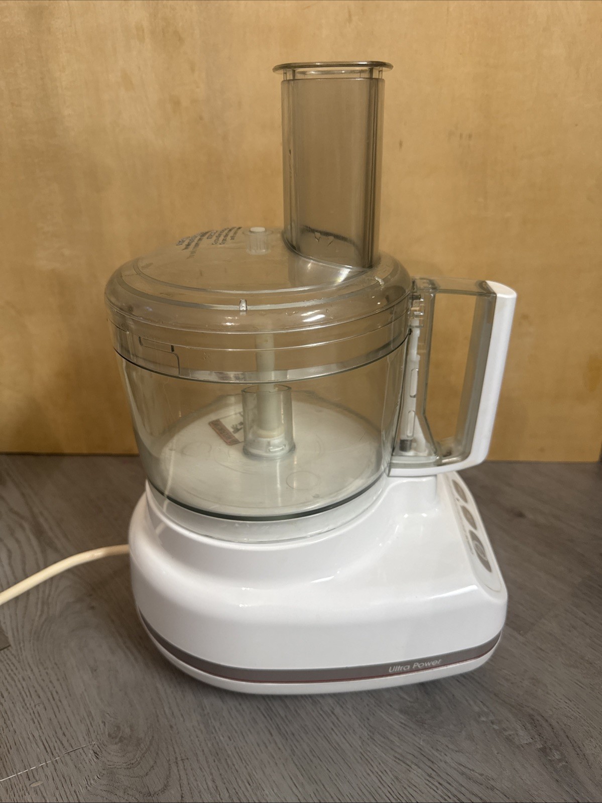 KitchenAid Ultra Power Food Processor 11 Cup KFP600WH W/Attachments Case, Works