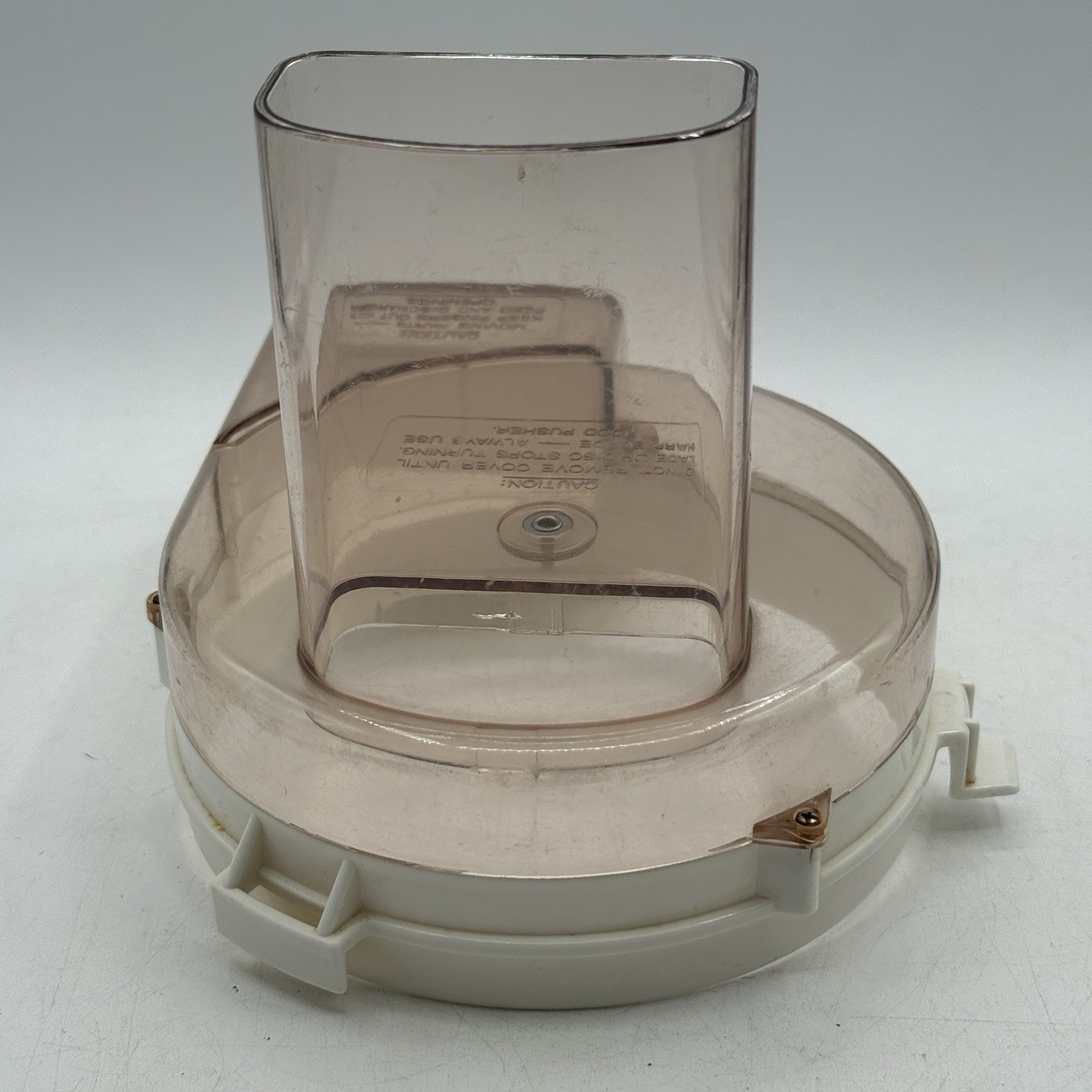 Hamilton Beach Scovill Emmie Food Processor 544 Food Chute/Lid Cover NO PUSHER