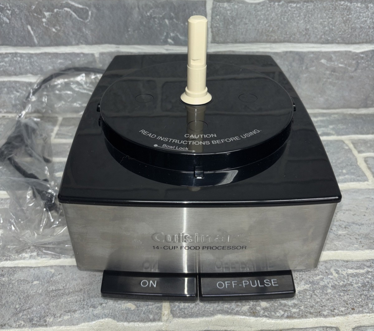 Cuisinart Custom 14 DFP-14BCN Food Processor Motor Base Tested Working Used once