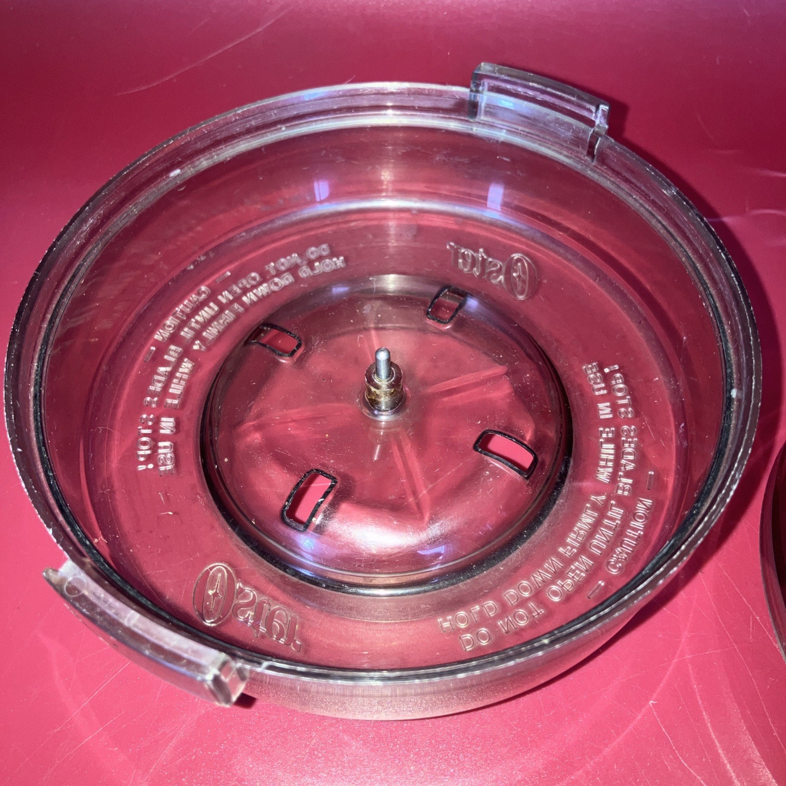 Vintage Oster Food Processor Attachment Kitchen Center Osterizer 5900-06B Blade