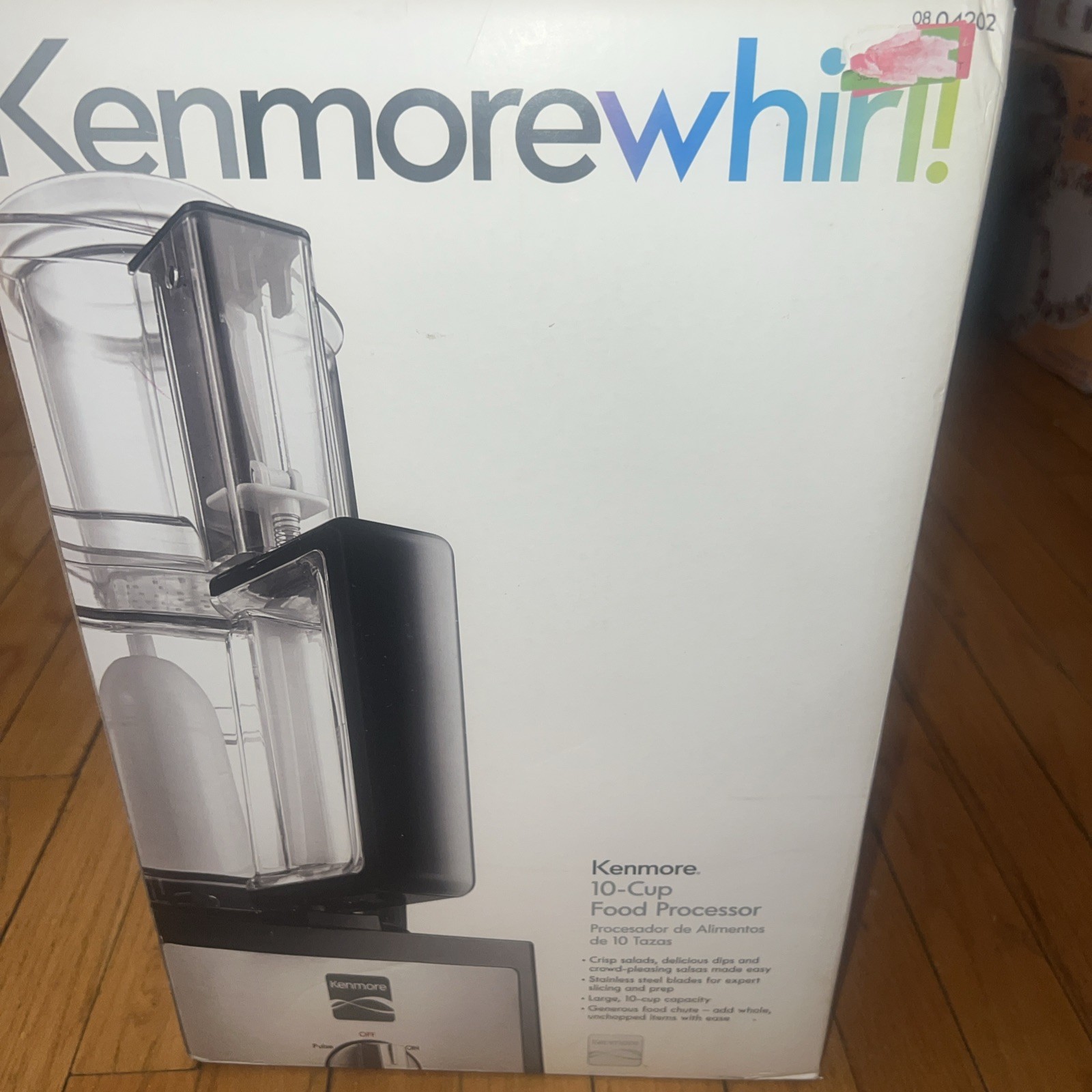 Kenmore Whirl 10 Cup Food Processor Silver New In Box 04202