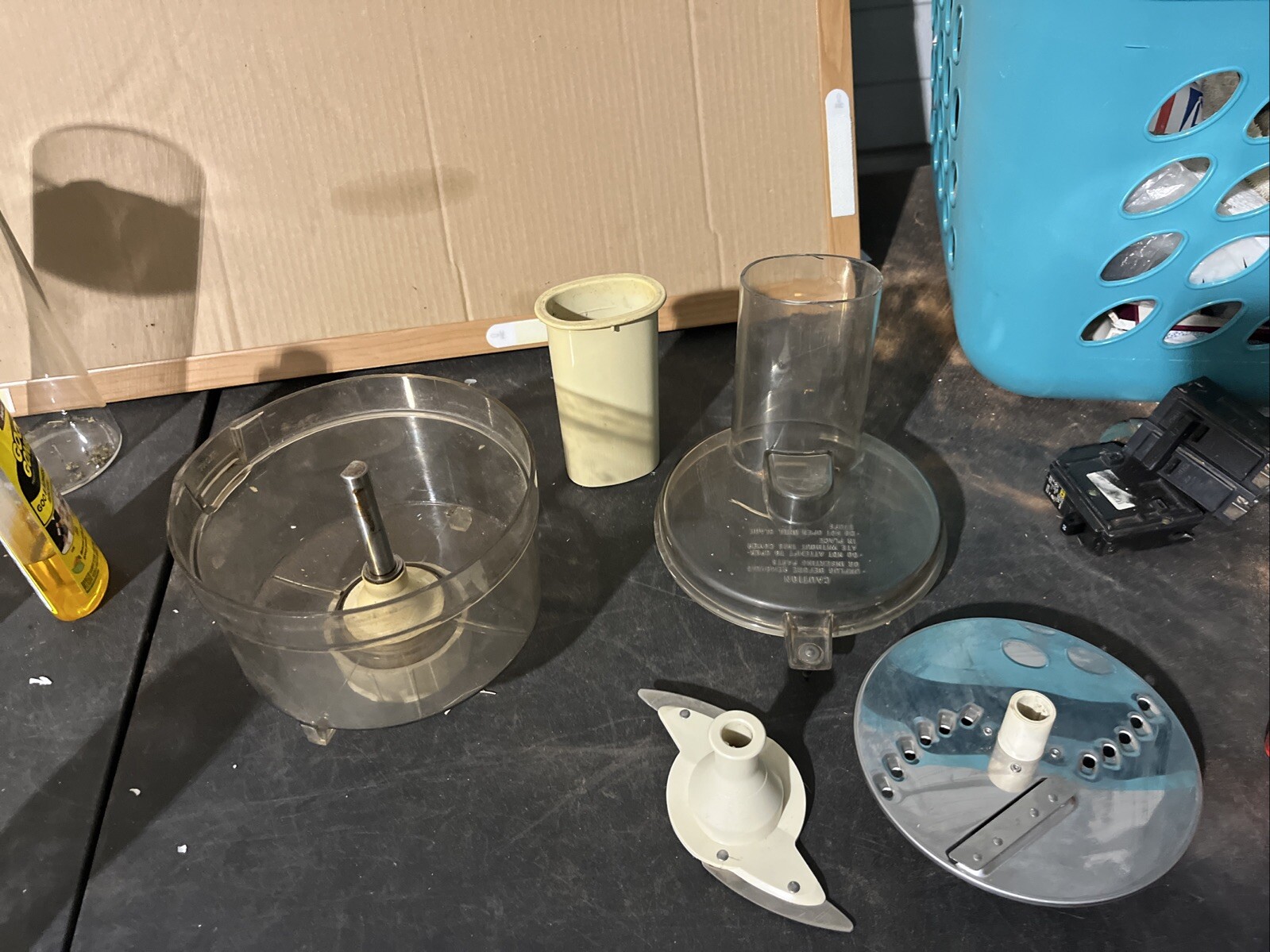 GE General Electric Food Processor D5FP1 FP1 Work Bowl Lid More Replacement Part