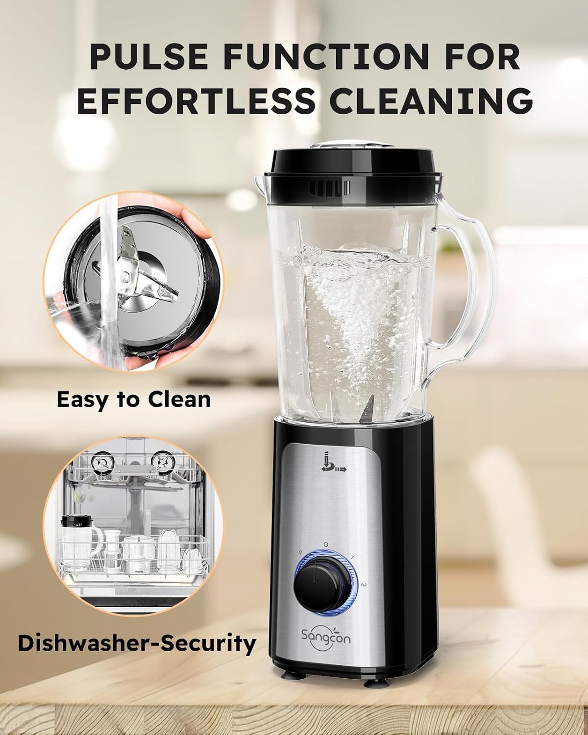 Blenders for Kitchen, 5-in-1 Food Processor Combo for Smoothies Set | BPA-Fre…