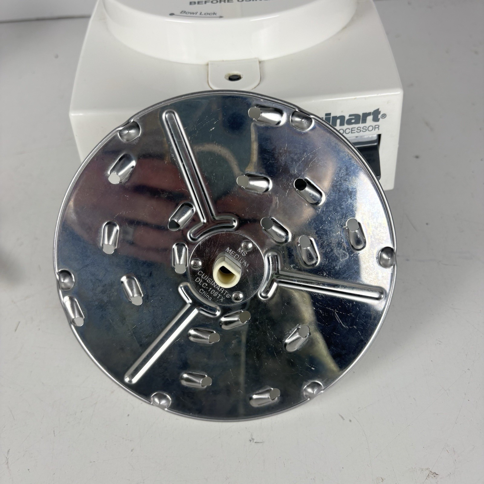Cuisinart DLC-5 TX Type 25 Food Processor Vintage Bowl Lid 3 Blades